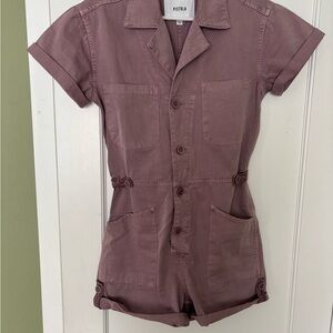 Pistola Dusty Pink Short Sleeve Romper